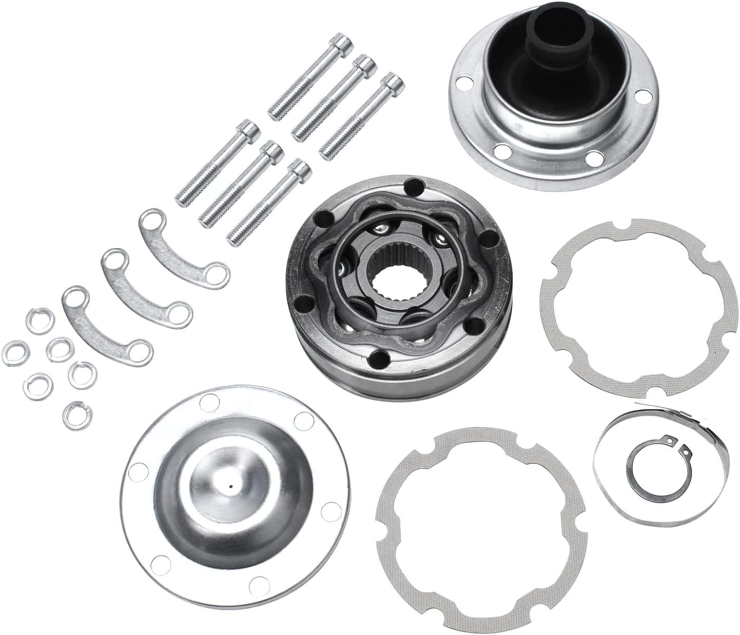 Detroit Axle - 4x4 Rear CV Joint Repair Kit for 1999-2005 Dodge Dakota Durango — image 4