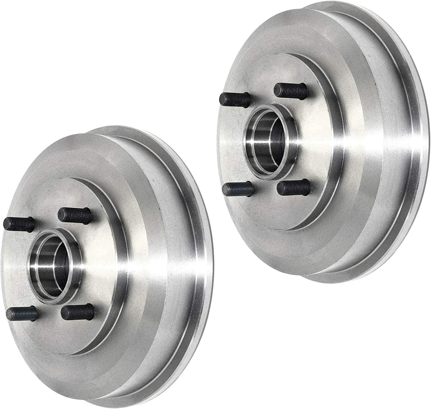 Detroit Axle - Rear Brake Drums for 2000 2001 2002 2003 2004-2008 Ford Focus — image 4