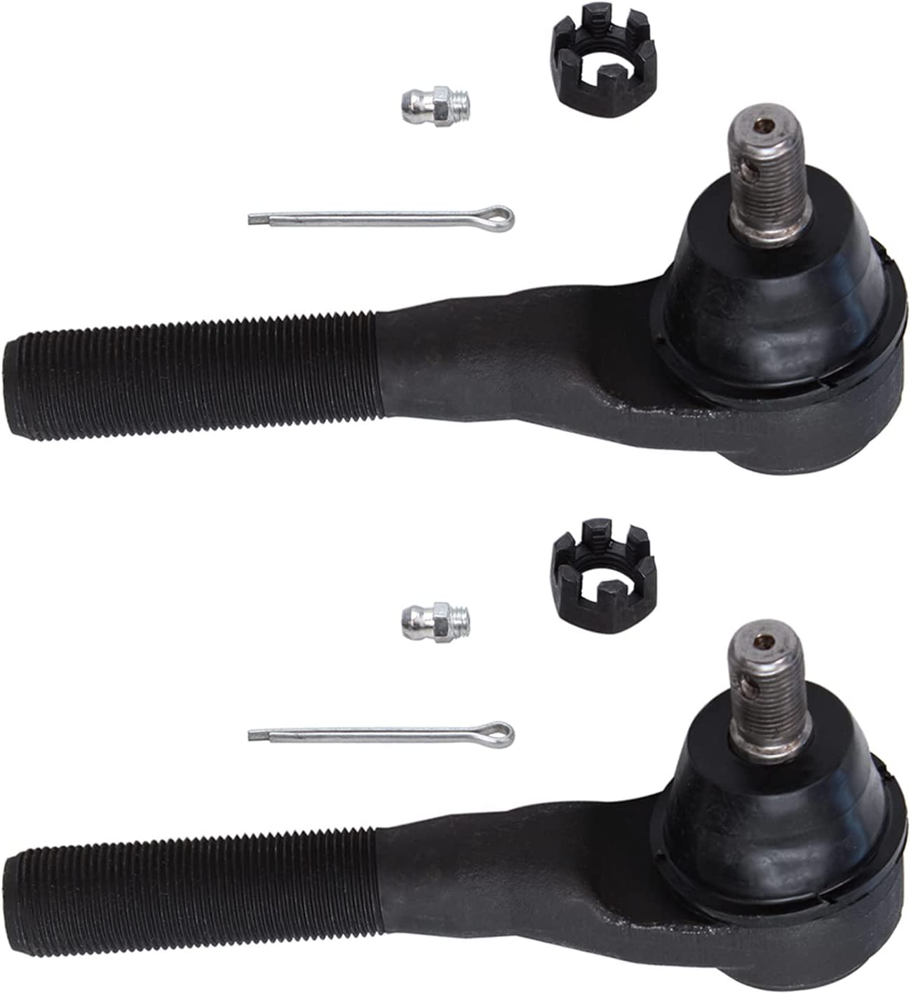 Detroit Axle - 4WD Front Inner Tie Rods for 1991 1992 1993-1996 Dodge Dakota