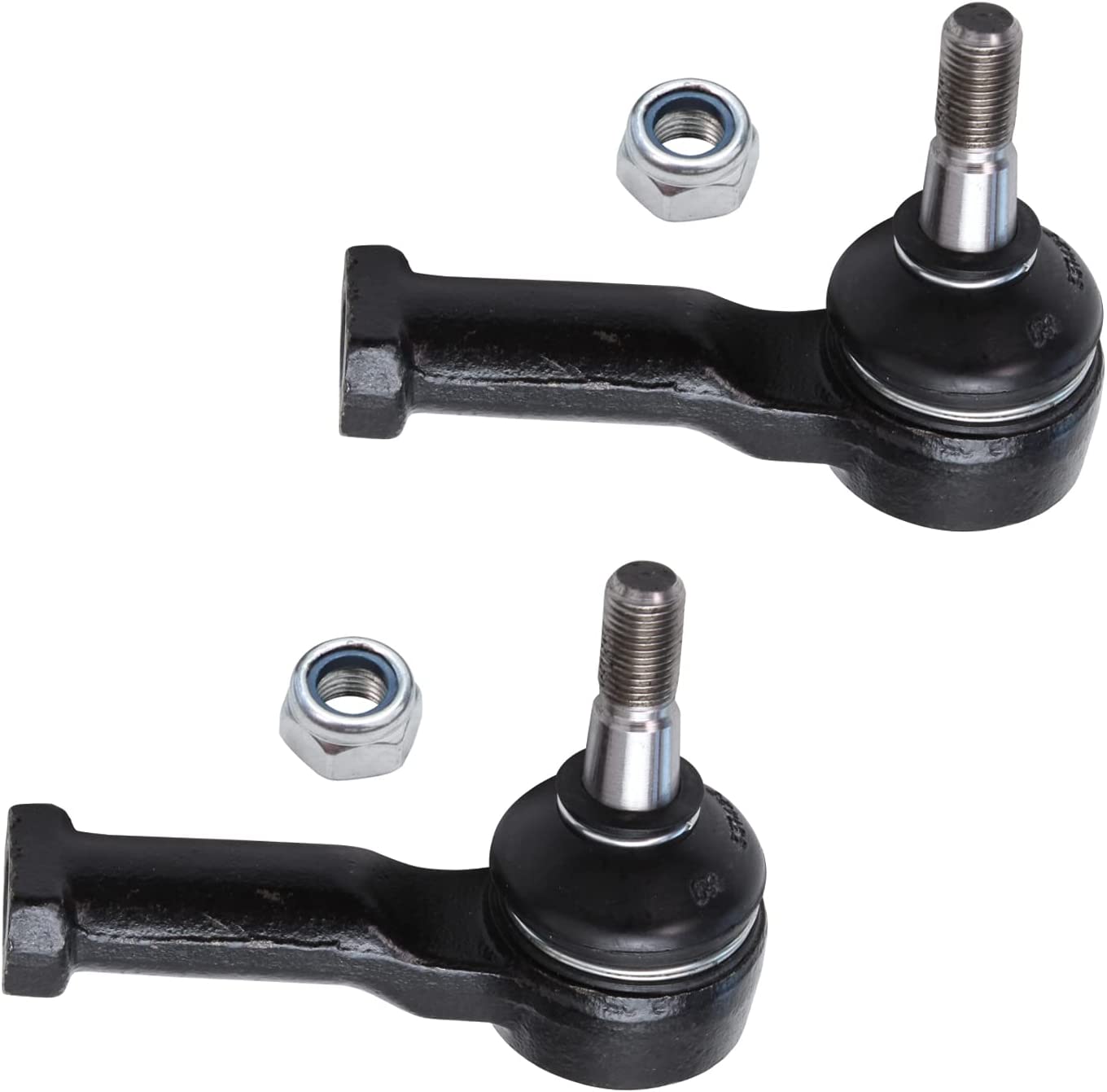 Detroit Axle - Front Outer Tie Rods for 1990 1991 1992 Ford Probe Mazda 626 MX-6