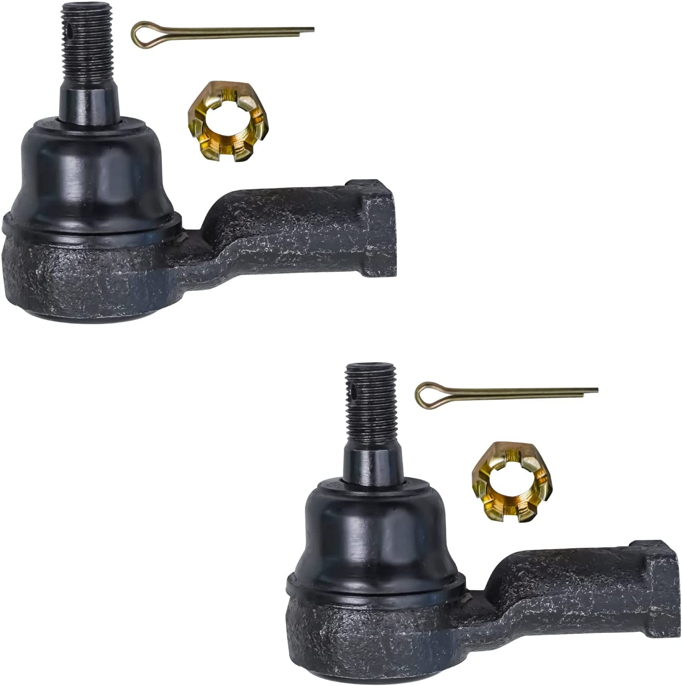 Detroit Axle - Front Outer Tie Rod End Links for Mazda 323 MX-3 RX-7 Protege