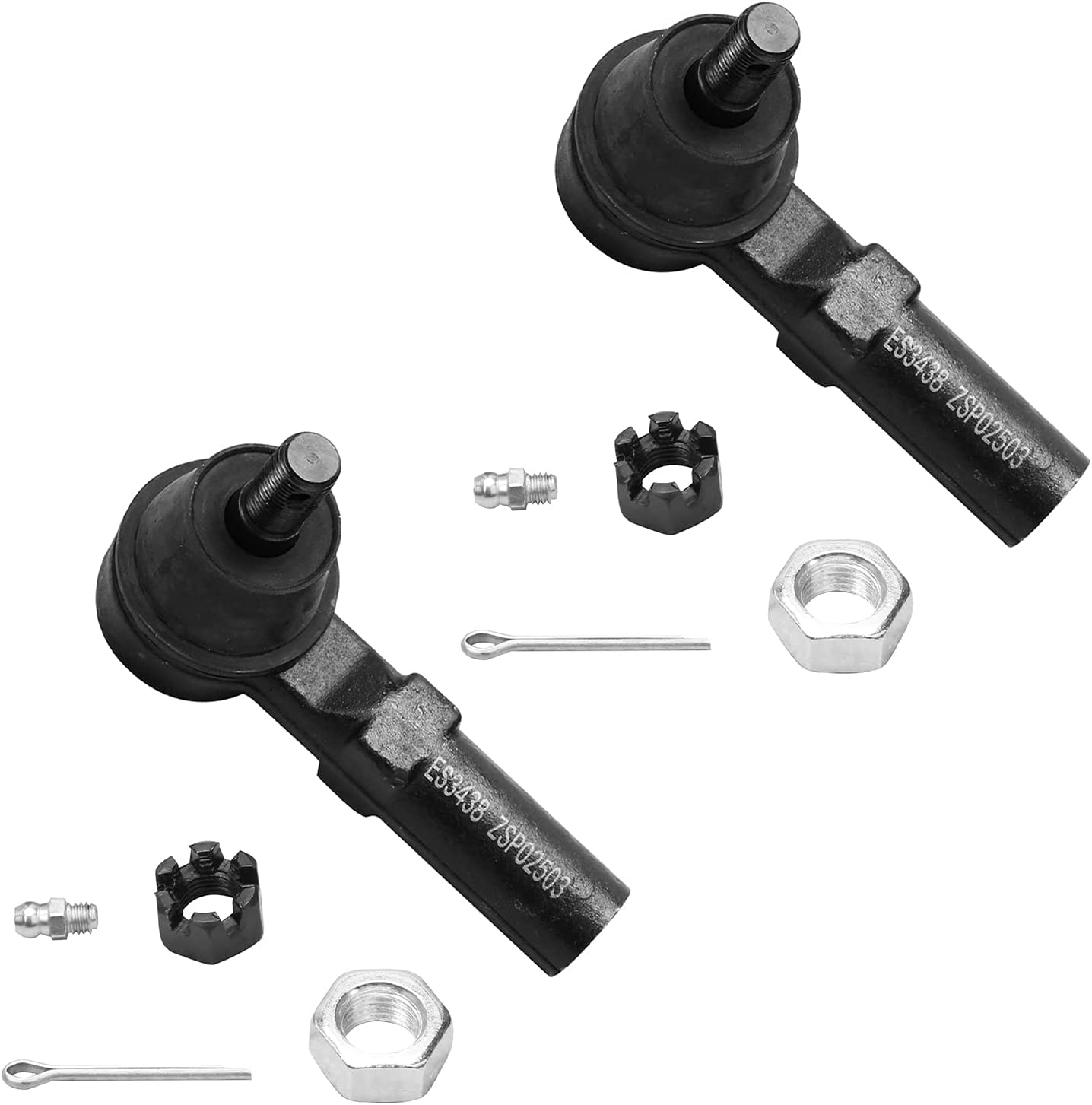 Detroit Axle - Front Outer Tie Rods for Nissan Maxima Altima 240SX Infiniti I35 — image 5