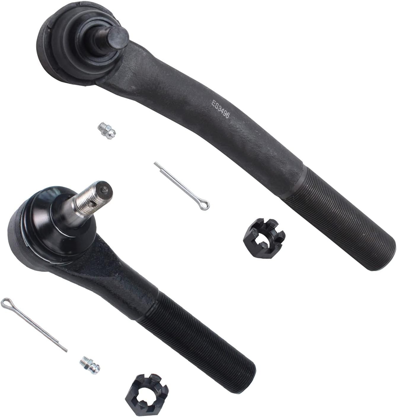 Detroit Axle - Front Left Outer and Right Inner Tie Rods for Ram 2500 3500 3500