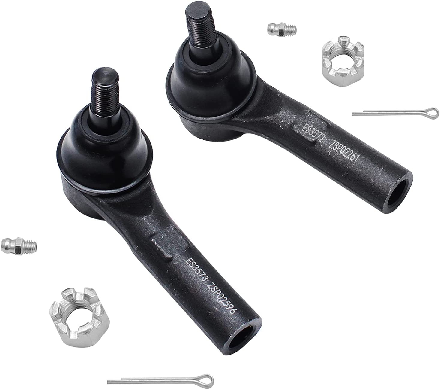 Detroit Axle - 4WD Front Outer Tie Rod Ends for 2000-2003 Dodge Dakota Durango — image 6