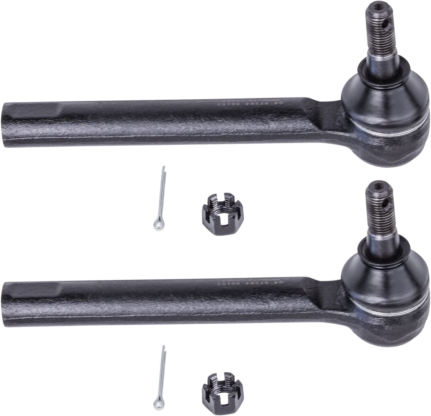 Detroit Axle - Front Outer Tie Rods for 2005 2006 2007 Nissan Murano
