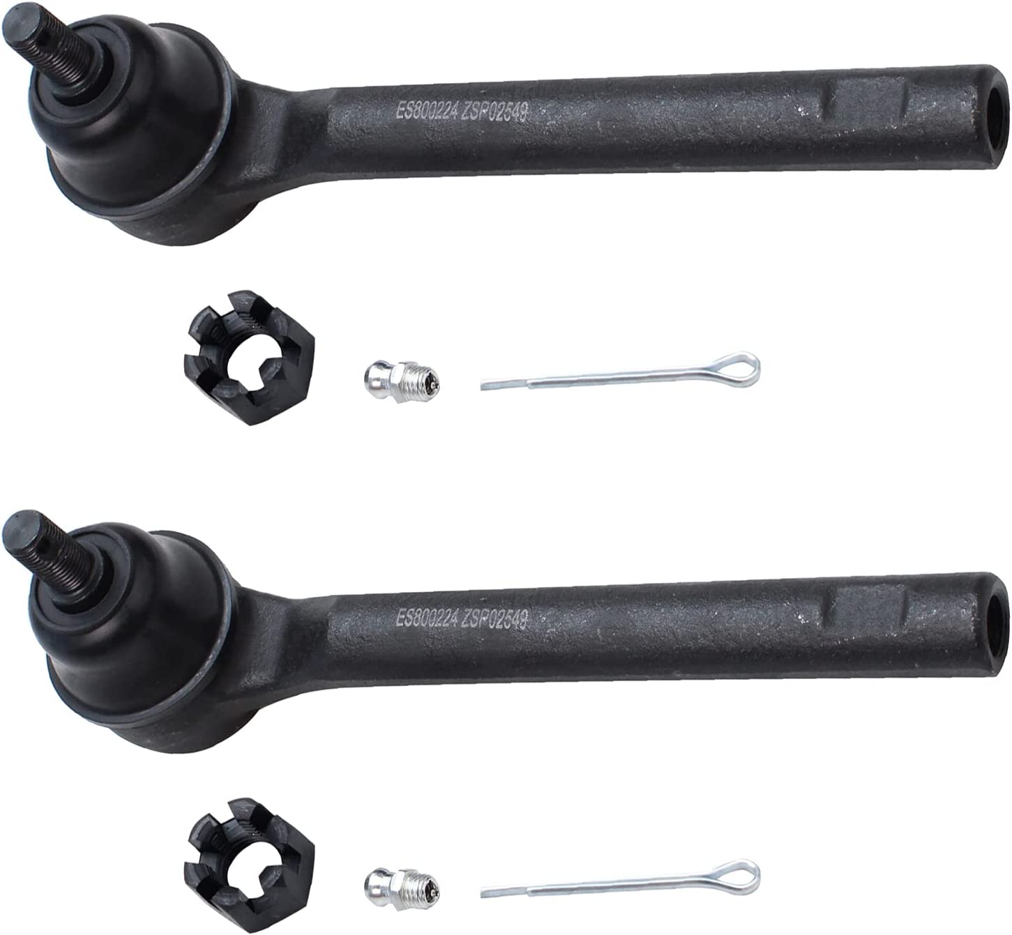 Detroit Axle - Front Outer Tie Rods for 2005 2006 2007 2008-2010 Honda Odyssey — image 5