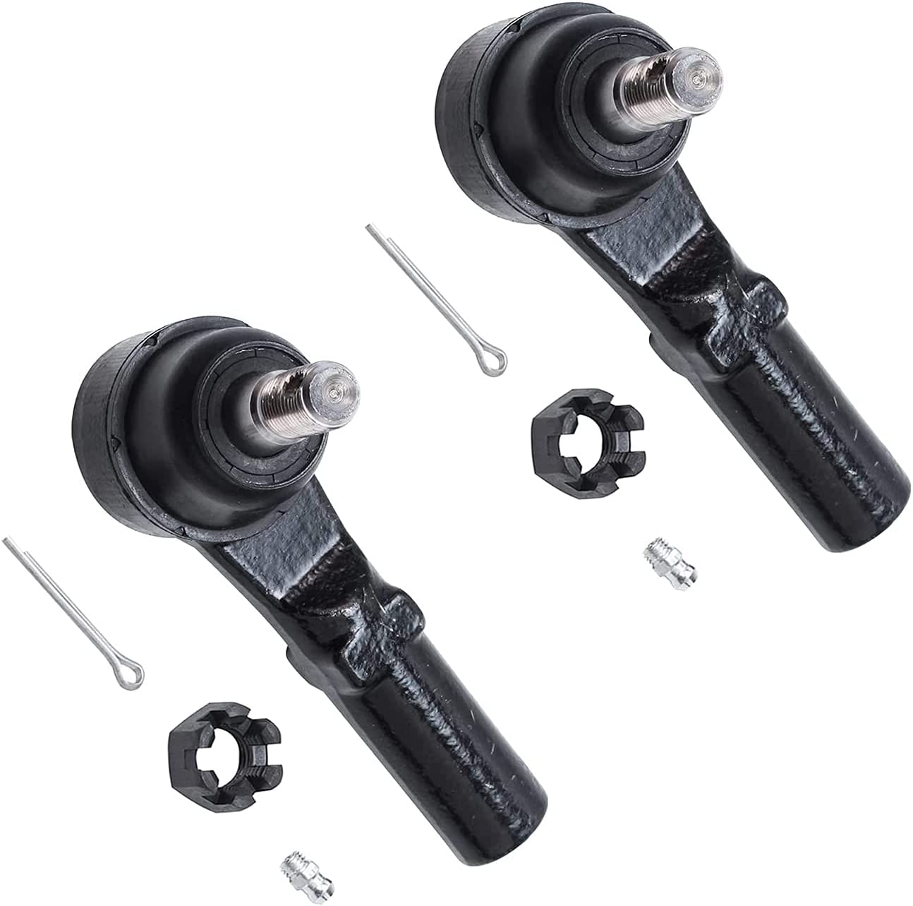Detroit Axle - 15mm Thread Front Outer Tie Rods for Chrysler Aspen Dodge Durango — image 6