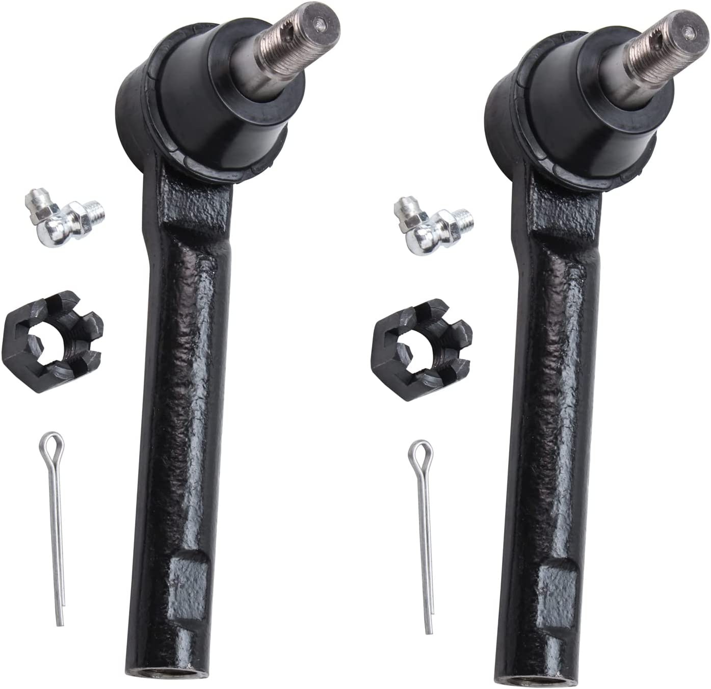Detroit Axle - Front Outer Tie Rods for 2004 2005 2006 2007-2009 Nissan Quest — image 5