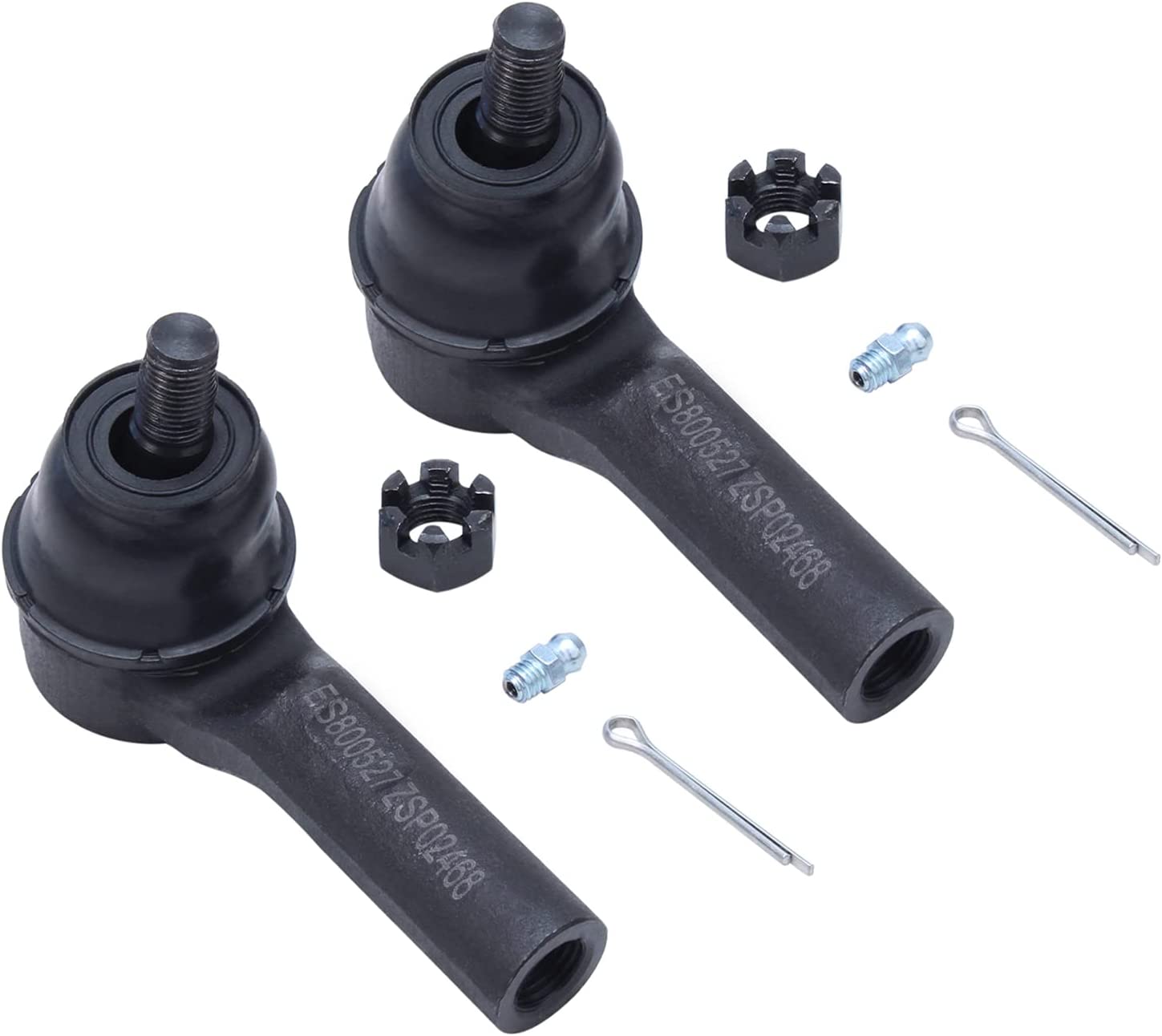 Detroit Axle - Front Outer Tie Rod Ends for 2005 2006 Nissan Altima