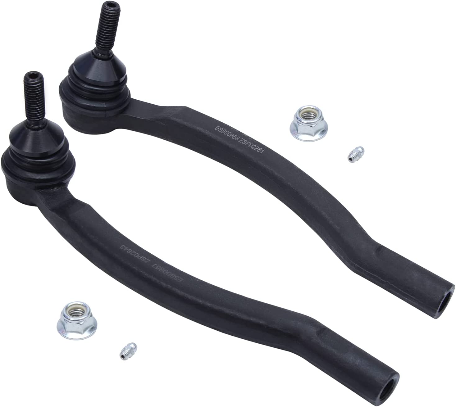 Detroit Axle - Front Outer Tie Rods for Volvo XC90 XC70 V70