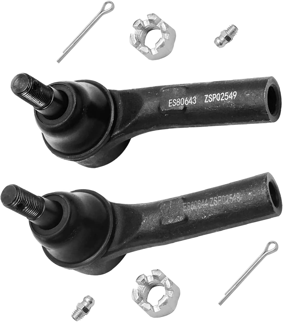 Detroit Axle - Front Outer Tie Rods for 2005-2010 Jeep Commander Grand Cherokee — image 7