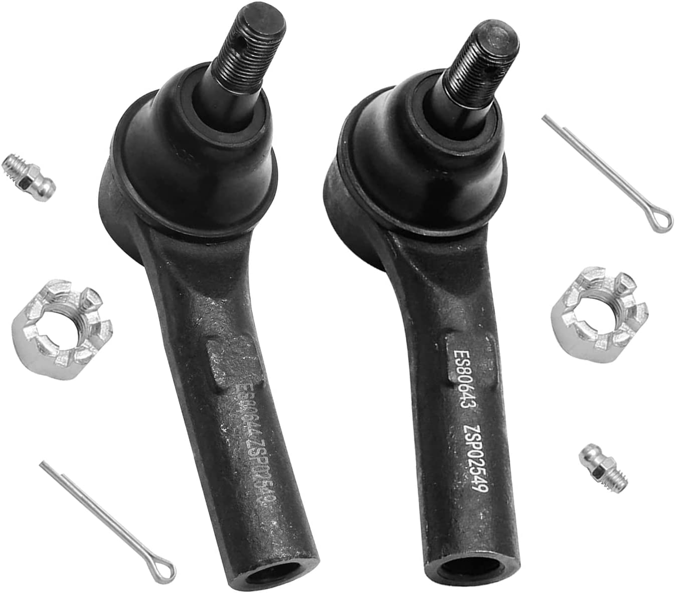 Detroit Axle - Front Outer Tie Rods for 2005-2010 Jeep Commander Grand Cherokee — image 6