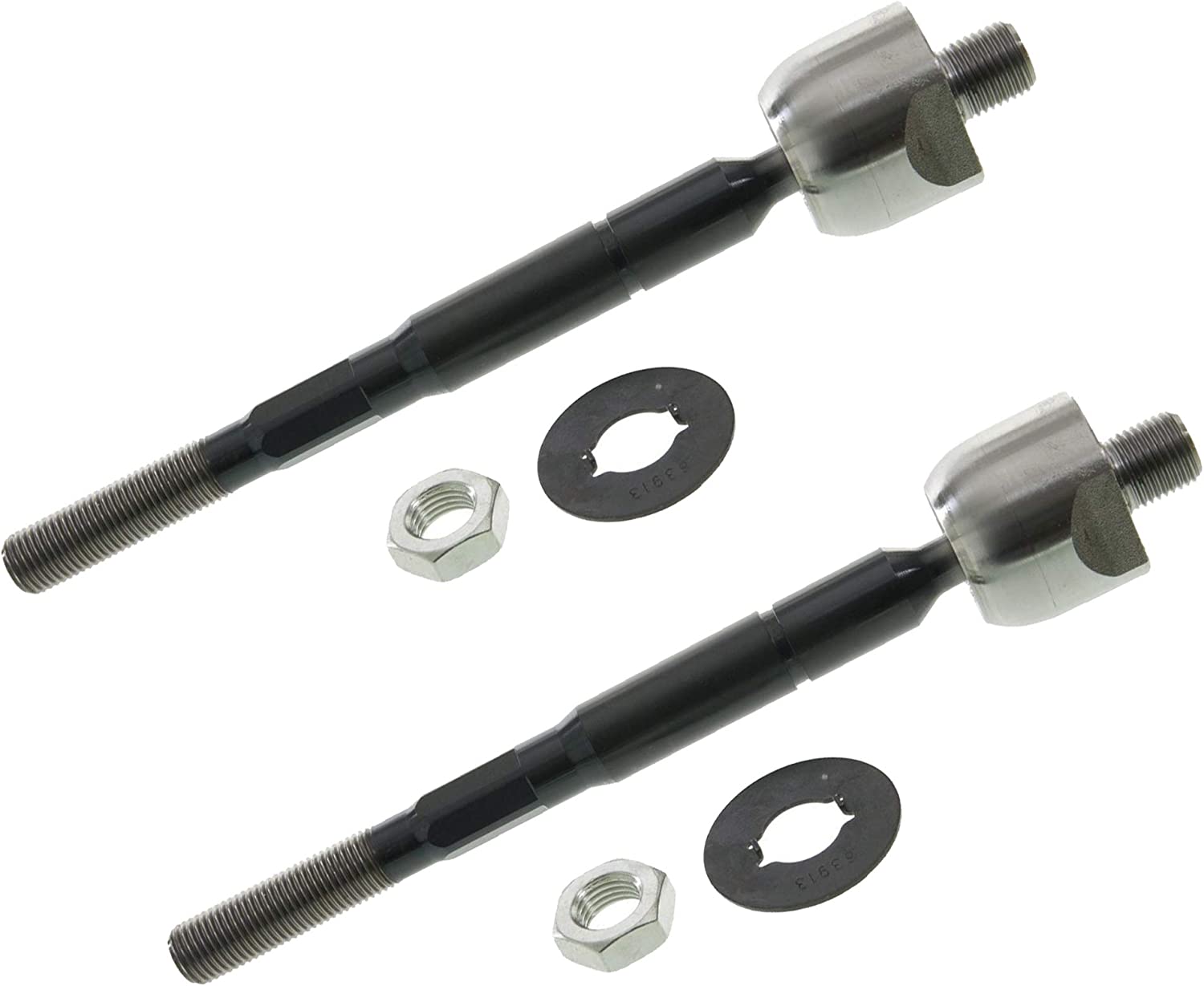 Detroit Axle - Pair Front Inner Tie Rod End for 2007-2013 Acura MDX
