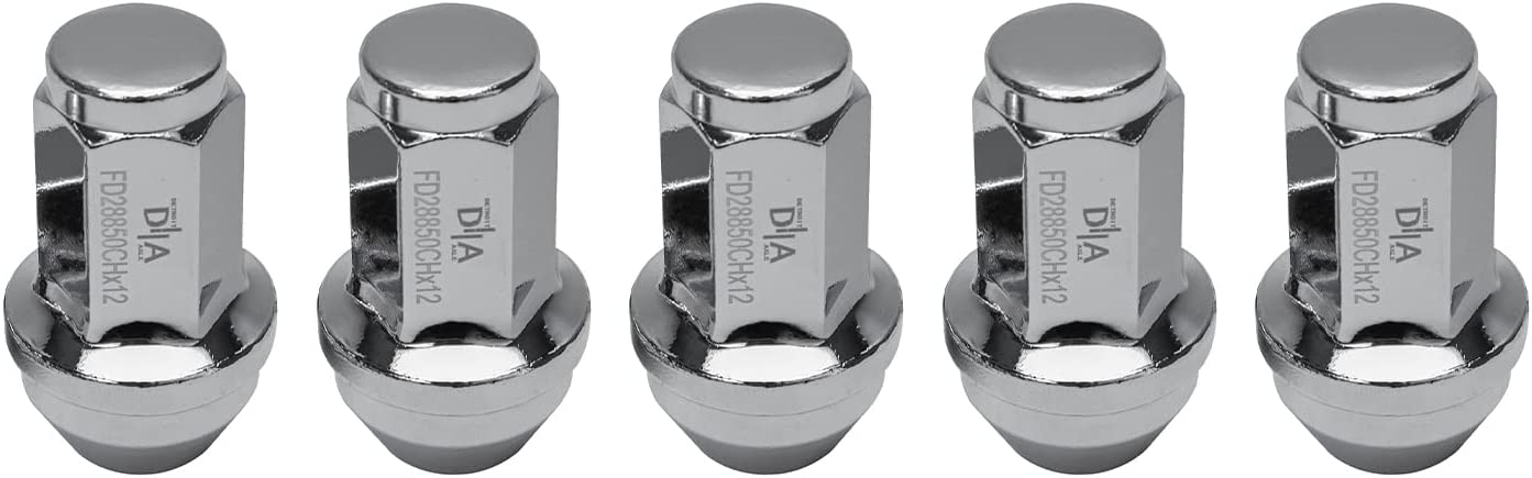 Detroit Axle - 12pc 4WD Chrome Wheel Lug Nuts for F-150 Expedition Navigator — image 4