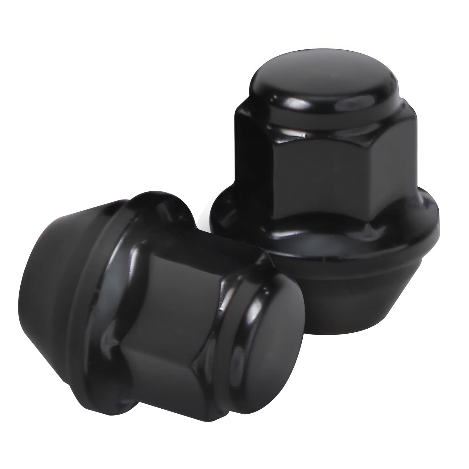 Detroit Axle - 20pc Black Wheel Lug Nuts for Ford Fusion Lincoln MKZ — image 5