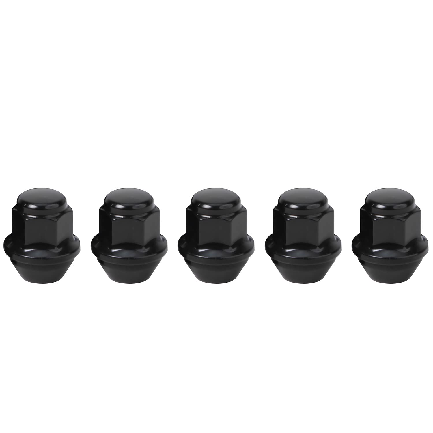 Detroit Axle - 20pc Black Wheel Lug Nuts for Ford Fusion Lincoln MKZ — image 4