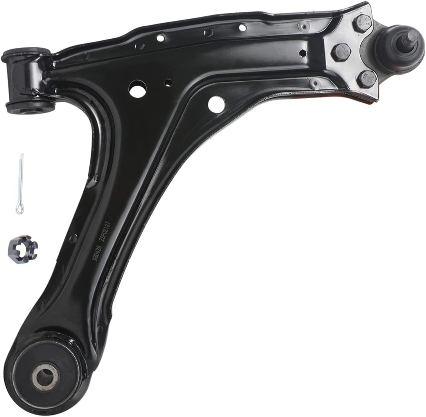 Front Right Lower Suspension Control Arm and Ball Joint Assembly | Detroit Axle K80428 Fits Pontiac Oldsmobile Chevrolet - 4