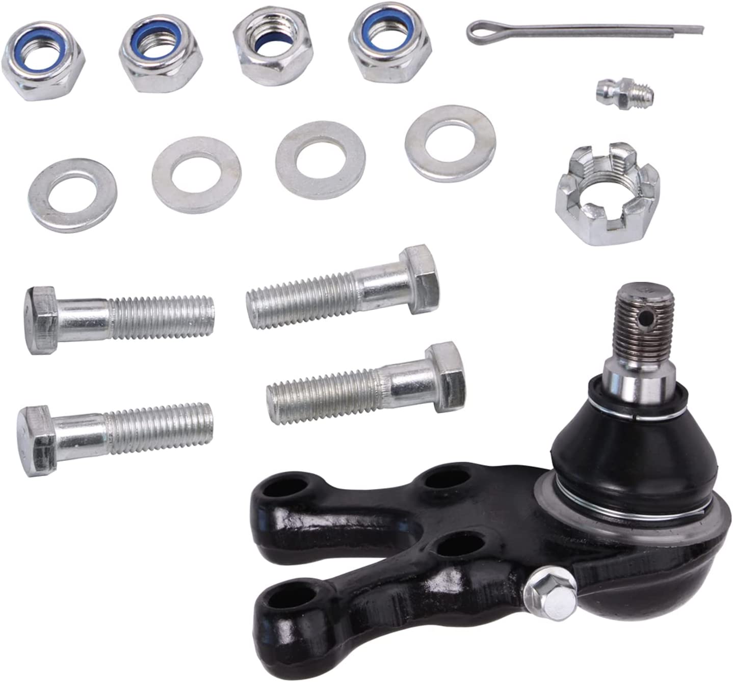 Detroit Axle - Front Lower Ball Joints for 1992-2000 Mitsubishi Montero Sport - 5