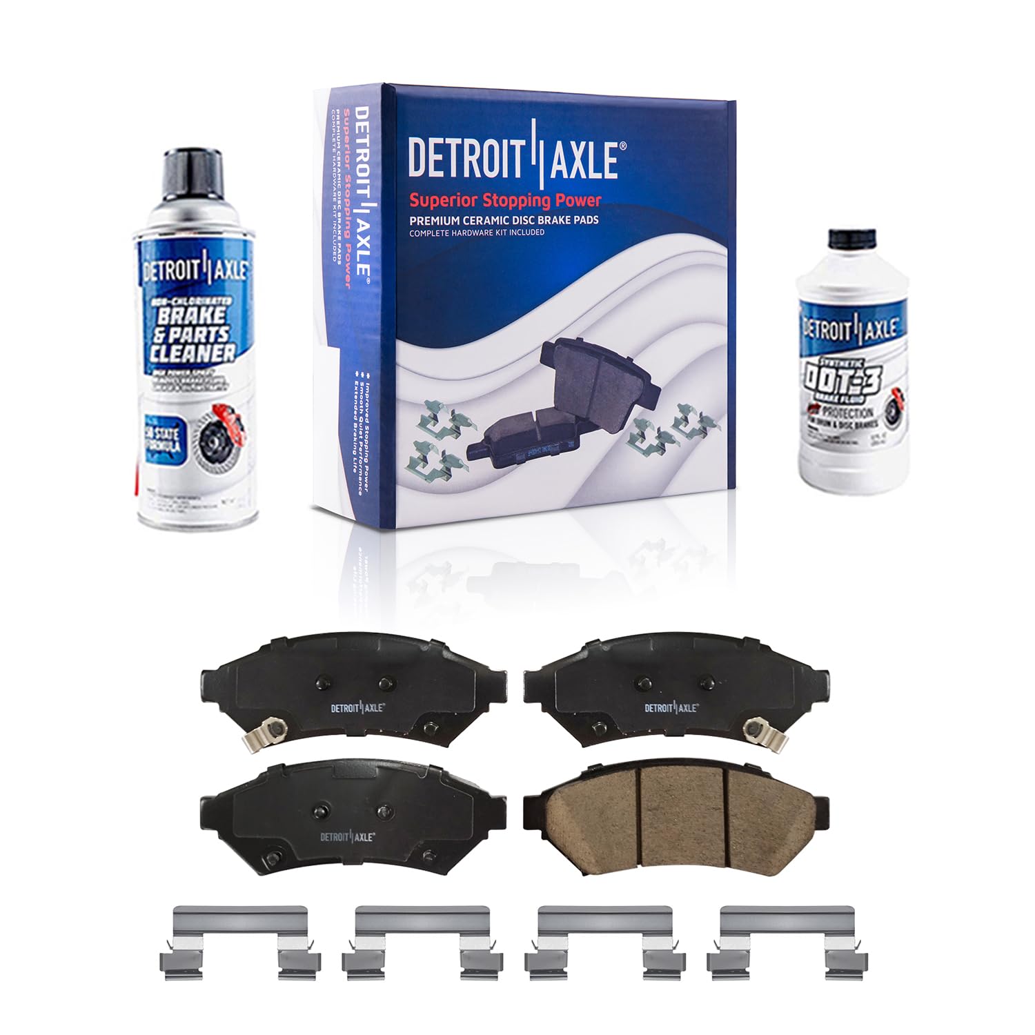 4pc Front Ceramic Brake Pads Kit