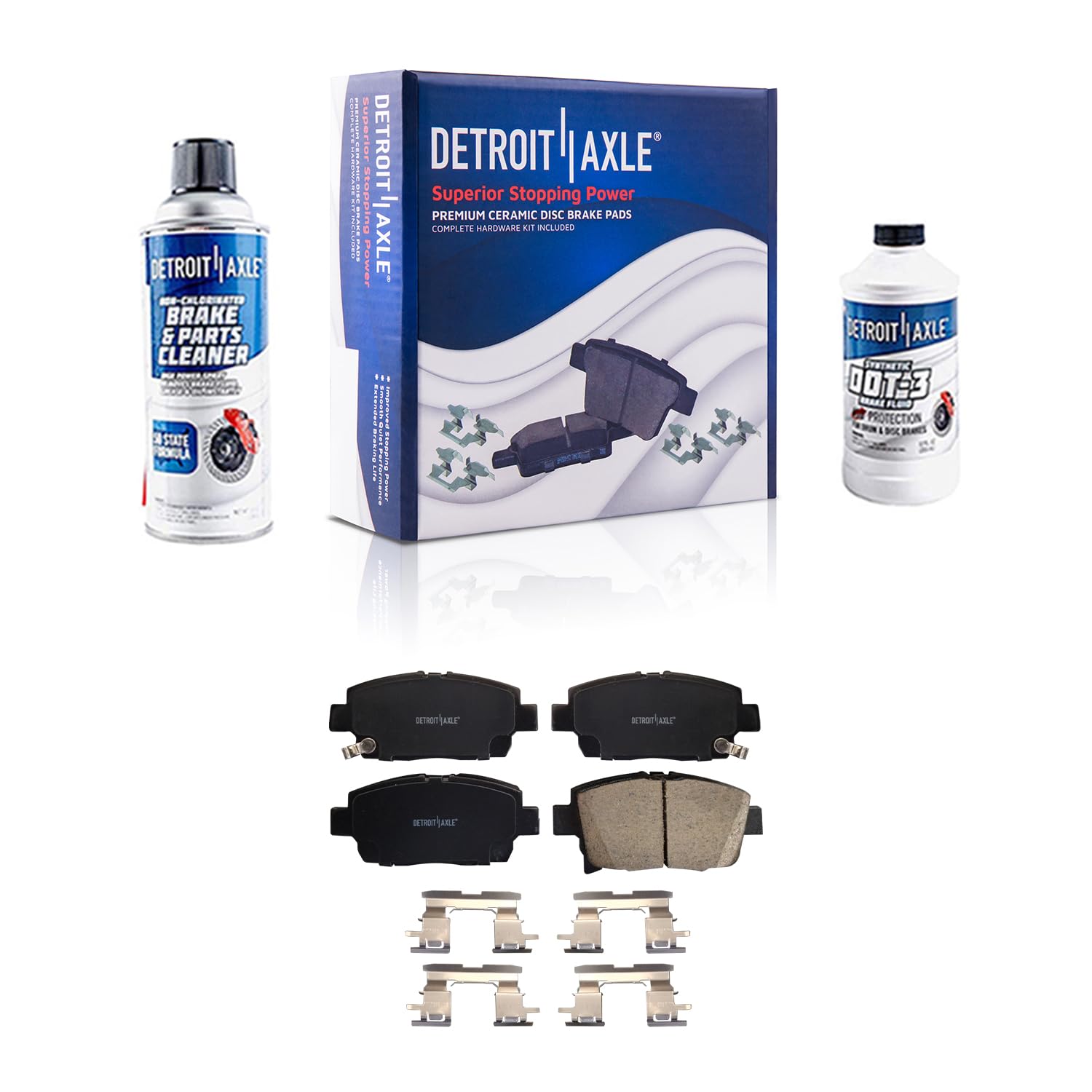 4pc Front Ceramic Brake Pads Kit