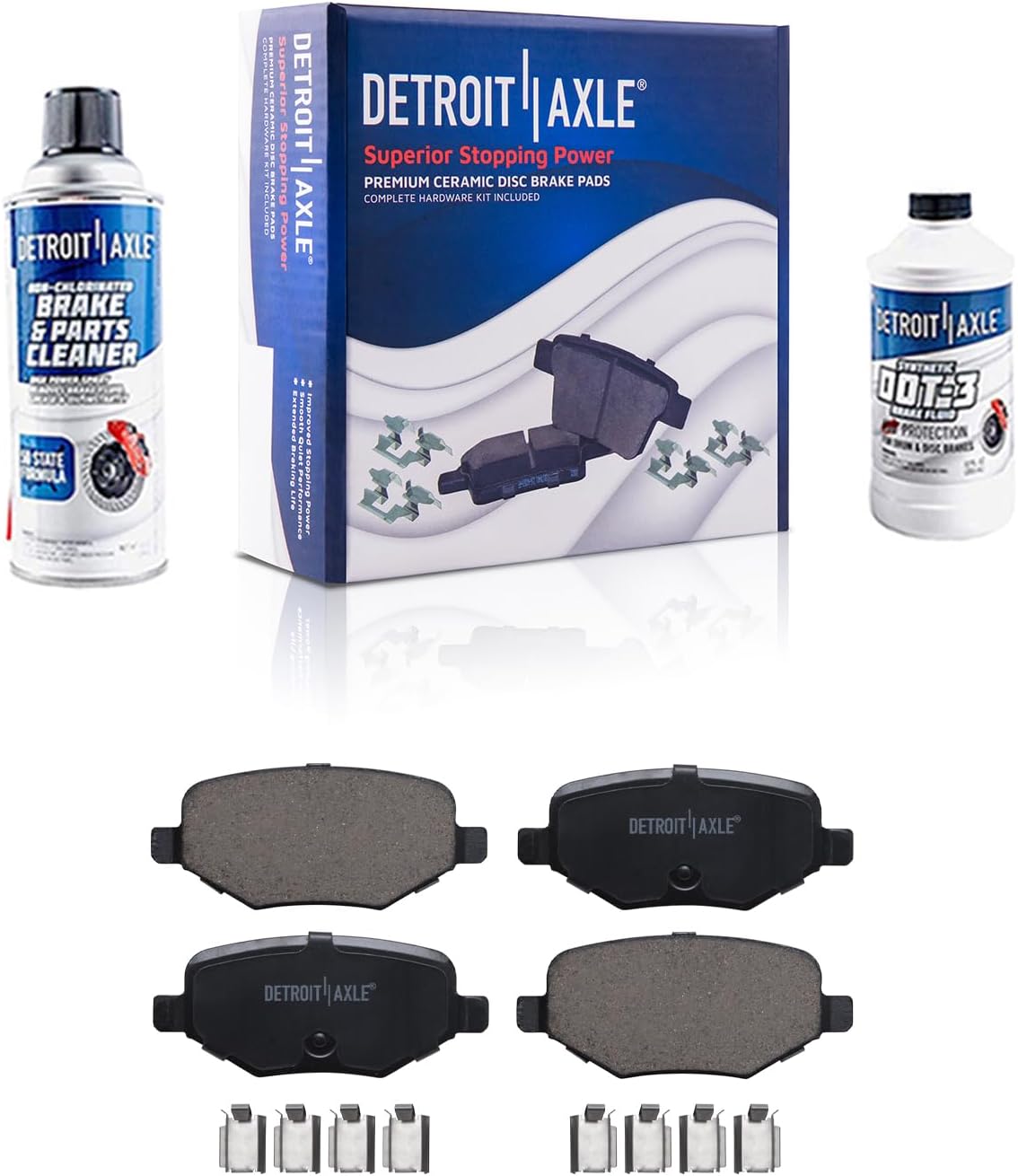 Detroit Axle Disc Brake Pad Set P-1377 + BCBF — image 2