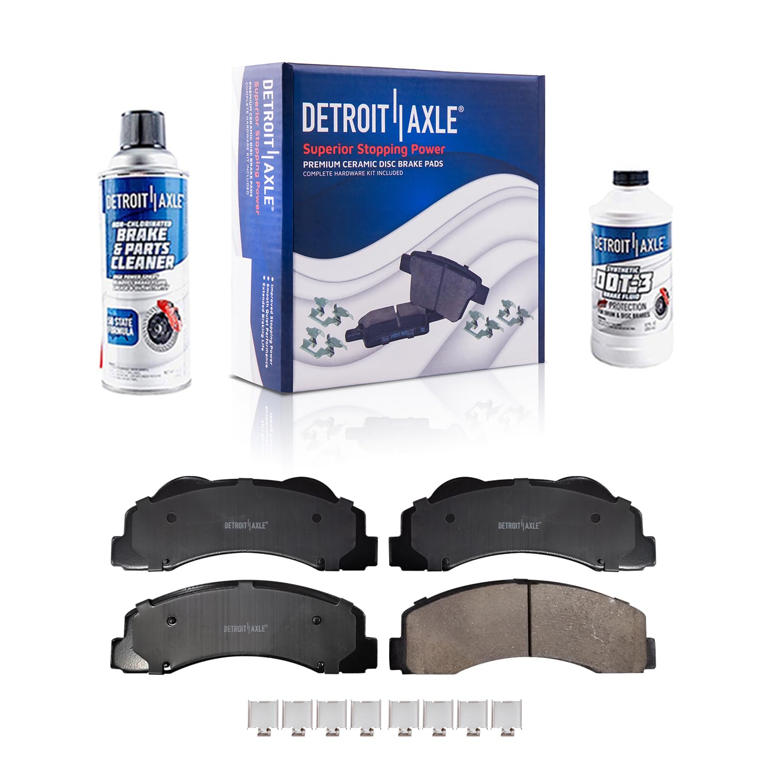 4pc Front Ceramic Brake Pads Kit