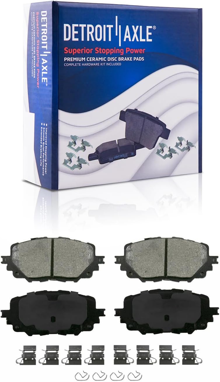 Detroit Axle - Front Ceramic Brake Pads for Fiat 124 Spider Mazda MX-5 Miata - Main Image