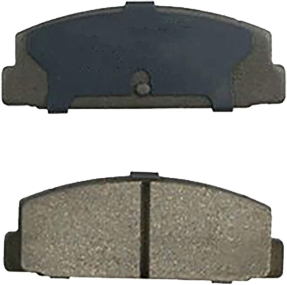 Detroit Axle - Rear Ceramic Brake Pads w/Hardware for 1993 1994 1995 Mazda RX-7 - 8
