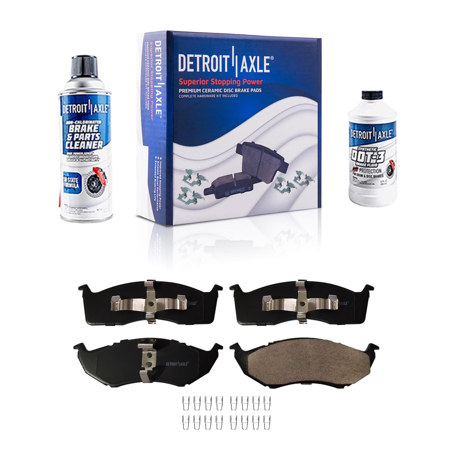 4pc Front Ceramic Brake Pads Kit