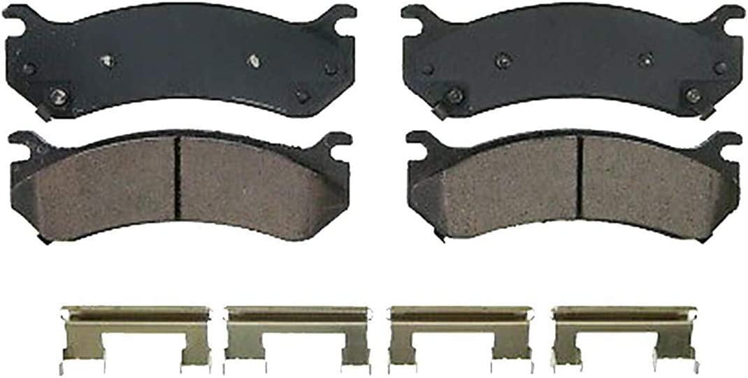 Detroit Axle - REAR Brake Pads for Silverado Sierra Suburban Yukon XL Hummer H2 - 4