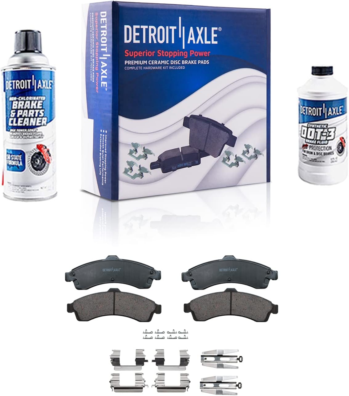 Detroit Axle Disc Brake Pad Set P-882 + BCBF — image 2