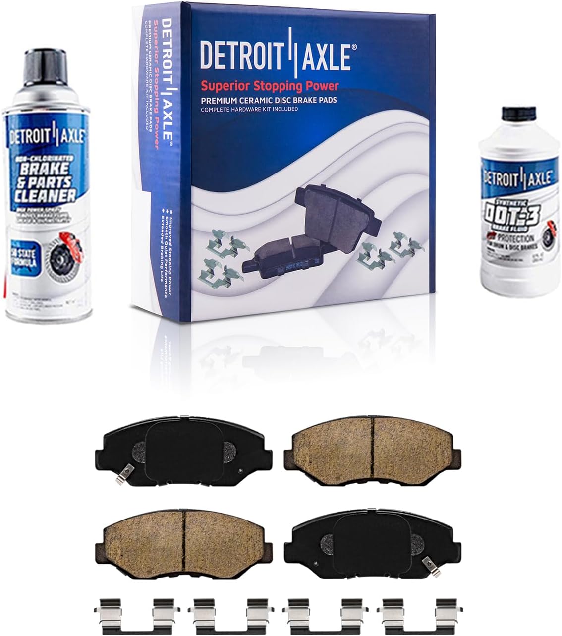Detroit Axle Disc Brake Pad Set P-958 + BCBF — image 2