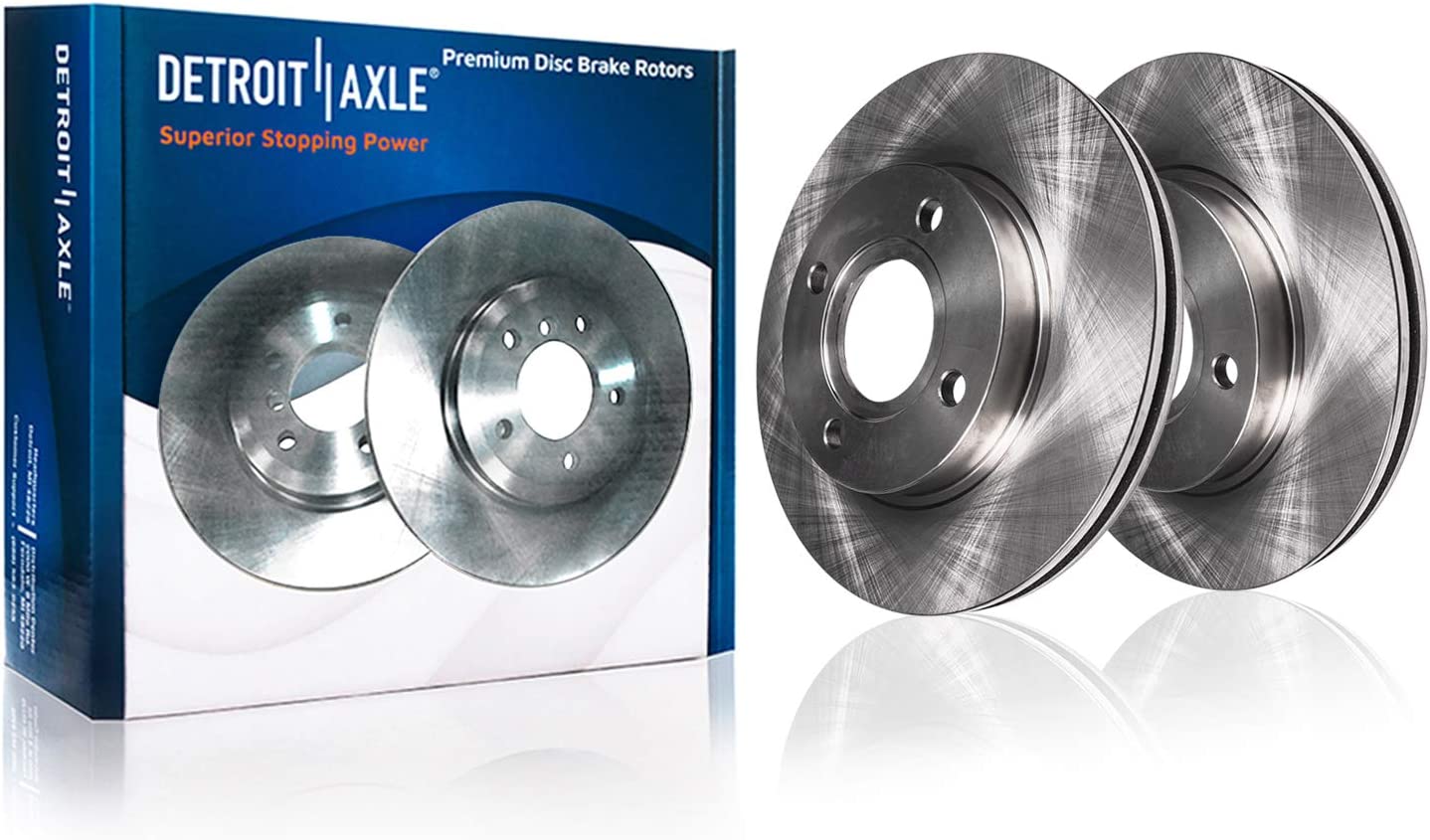 Detroit Axle - Front Rotors Brake Pads for Expo Galant Summit 2000 GTX Colt - 4