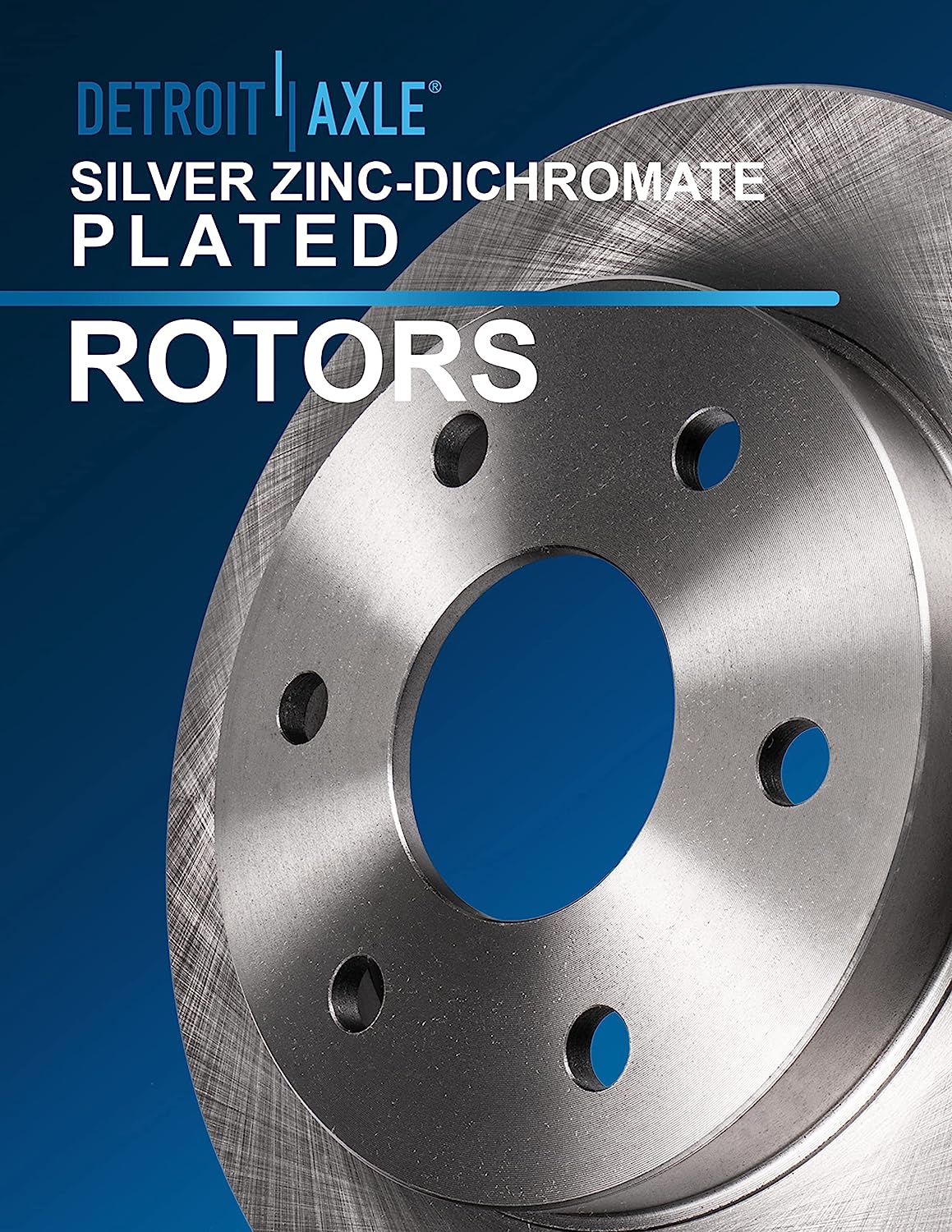 Detroit Axle - Front Disc Rotors Brake Pads for Kia Sedona Hyundai Entourage - 6