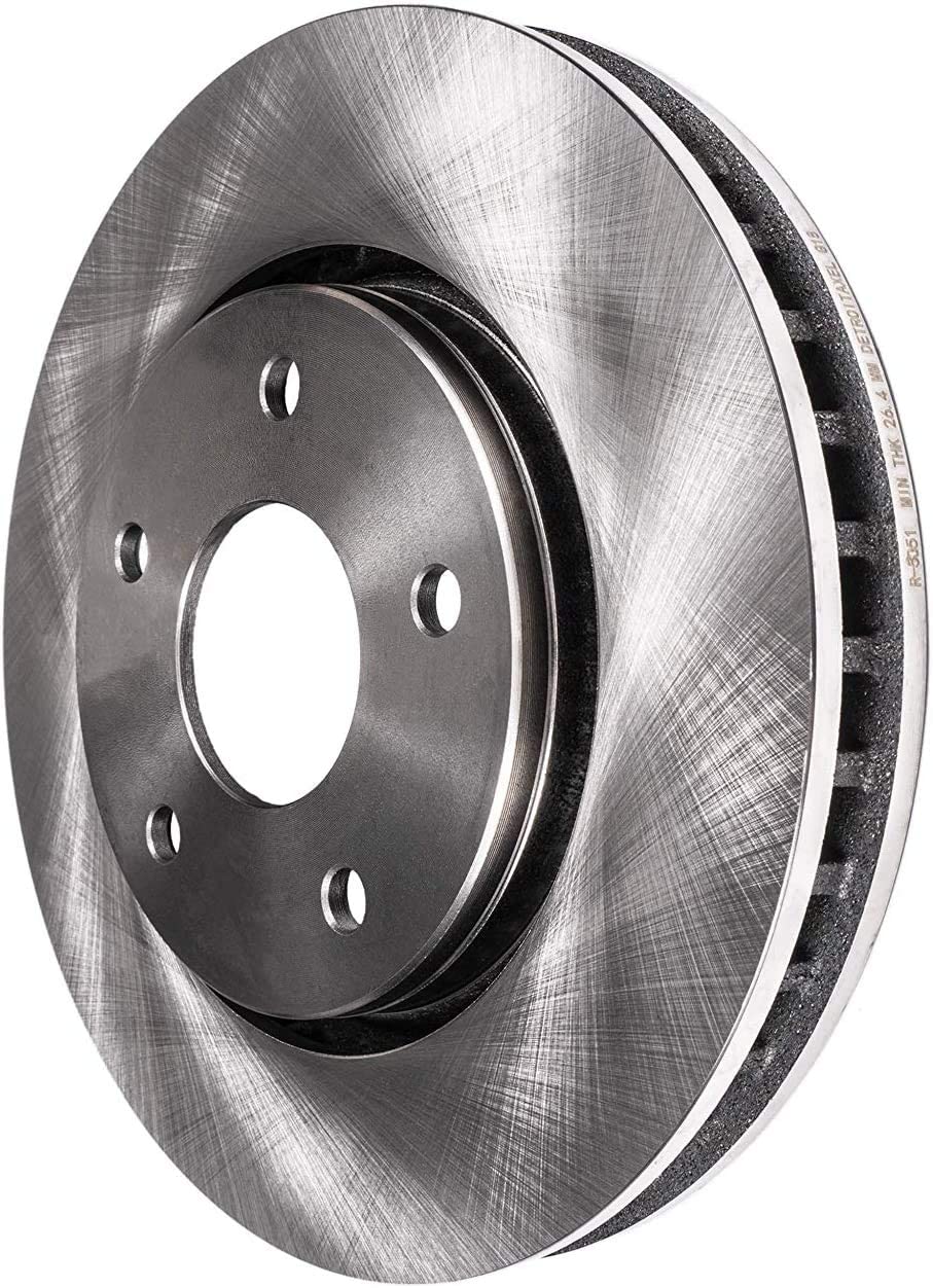 Detroit Axle - Rear Disc Brake Rotors for 1997-2003 BMW 525i 528i 530i 540i - 5