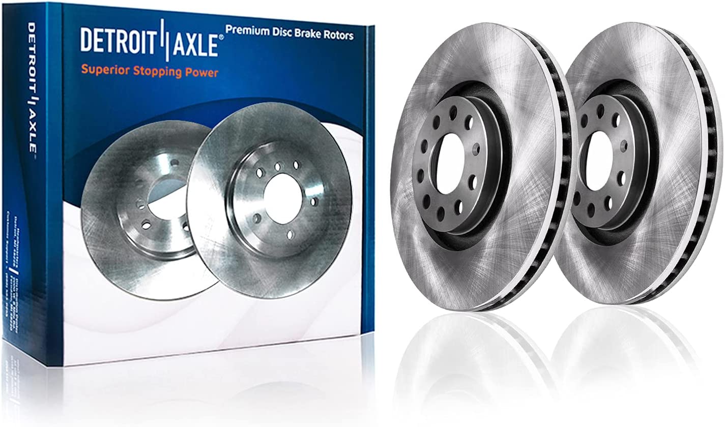 Detroit Axle - 312mm Front Brake Rotors for Audi A3 TT Quattro Jetta Passat Golf - Main Image