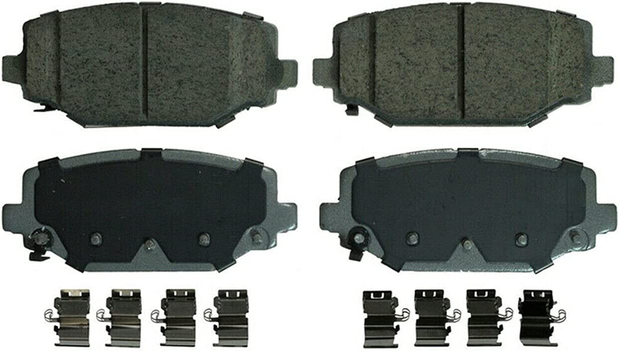 Detroit Axle - 328mm Rear Rotors Brake Pads for Grand Caravan Town Country - 5