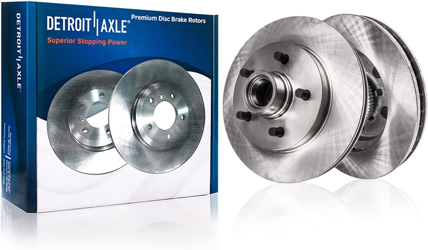 Detroit Axle - 287mm Front Disc Brake Rotors for Ford Explorer Ranger B2300 - Main Image