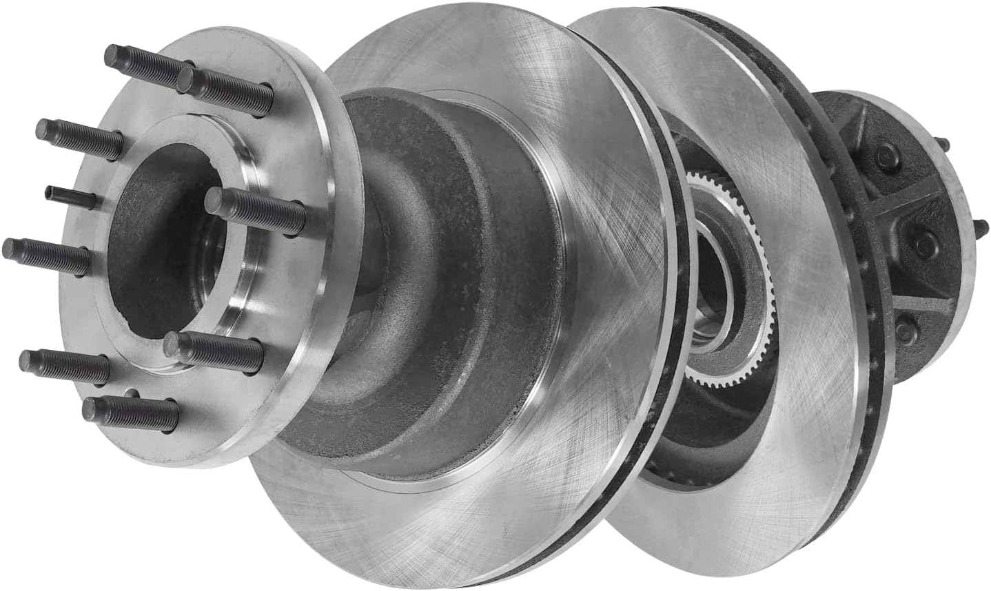 Detroit Axle - Front Disc Brake Rotors for E-350 E-450 Econoline Super Duty - 4