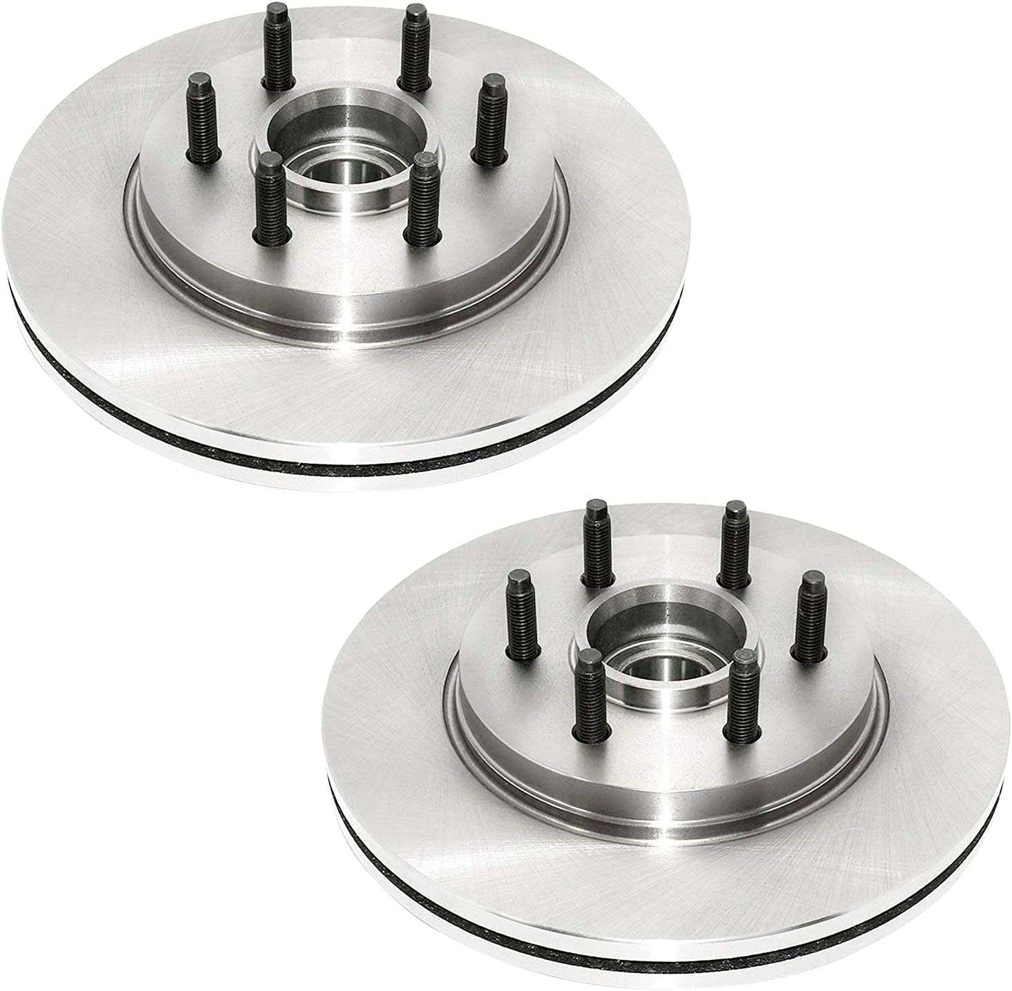 Detroit Axle - 2WD 330mm Front Brake Rotors for Ford F-150 Lincoln Mark LT - 8
