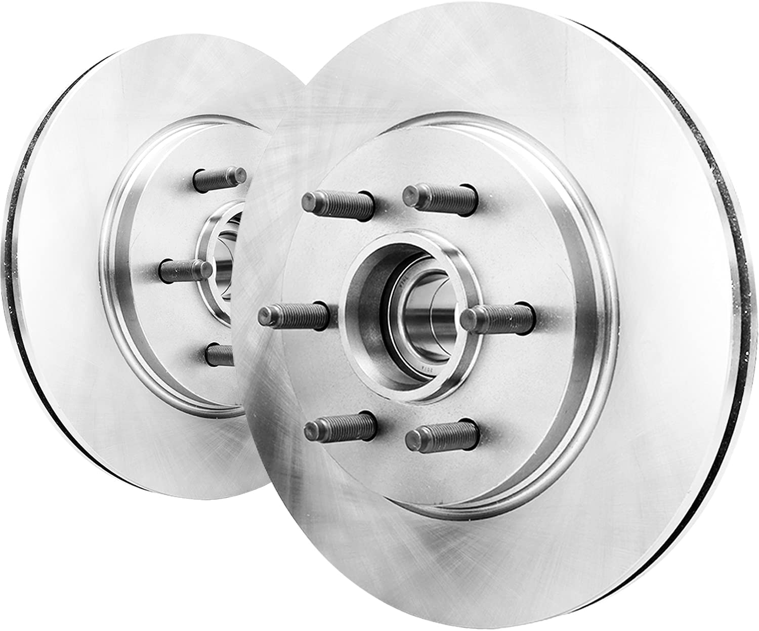 Detroit Axle - 2WD 330mm Front Brake Rotors for Ford F-150 Lincoln Mark LT - 5
