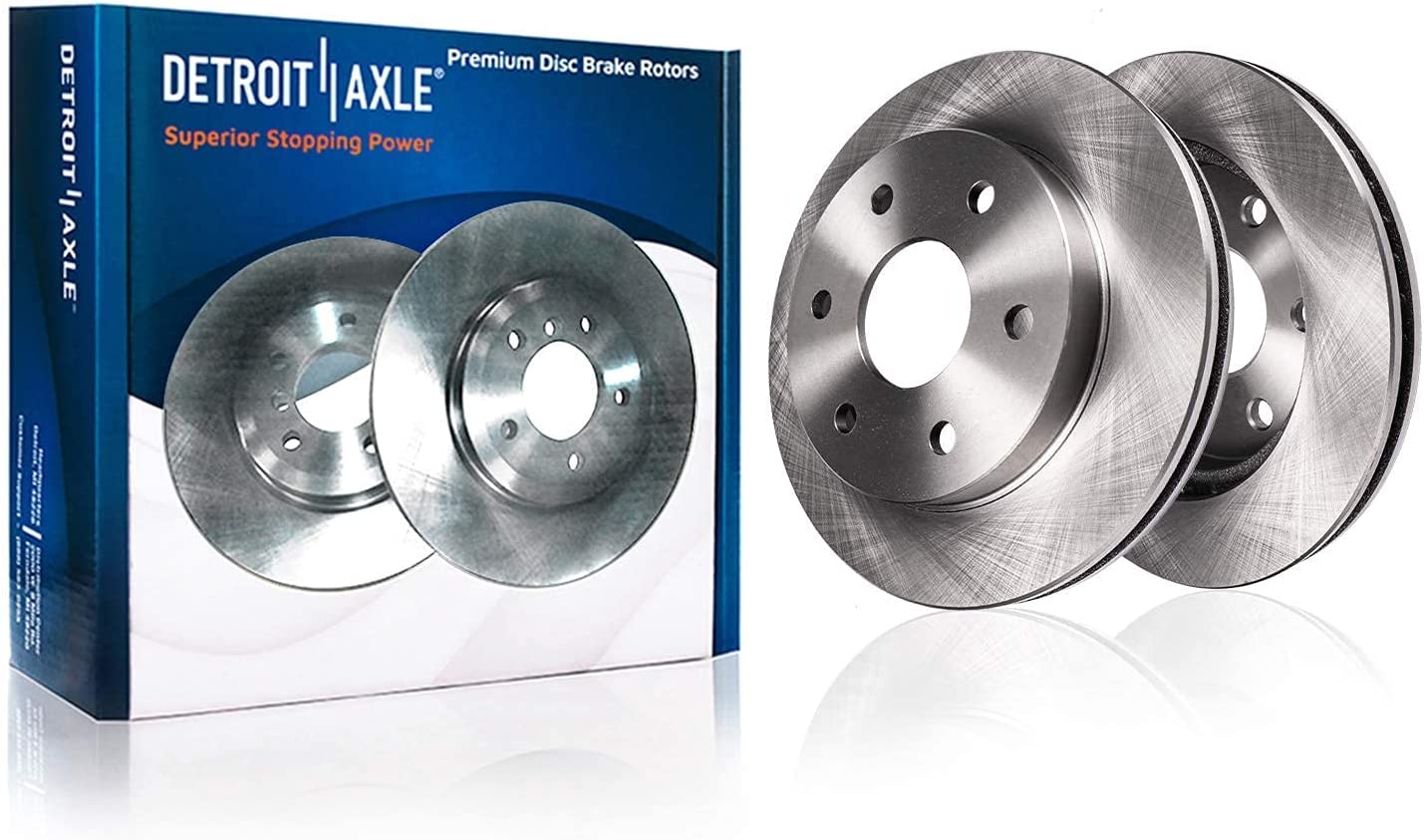 Detroit Axle - Rear Disc Rotors Brake Pads for 2004-2008 F-150 Lincoln Mark LT - 4