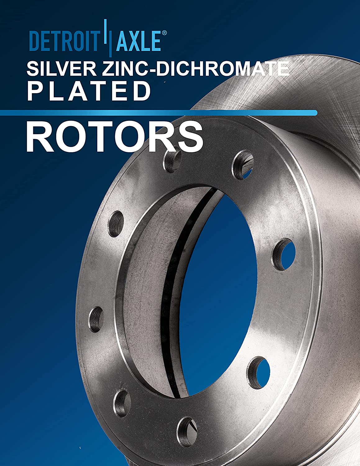 Detroit Axle - Front Brake Rotors for Express Silverado Sierra 2500 3500 HD - 7
