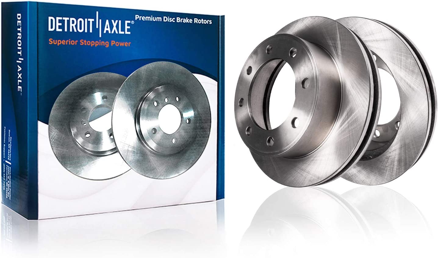Detroit Axle - Front Brake Rotors for Express Silverado Sierra 2500 3500 HD - Main Image