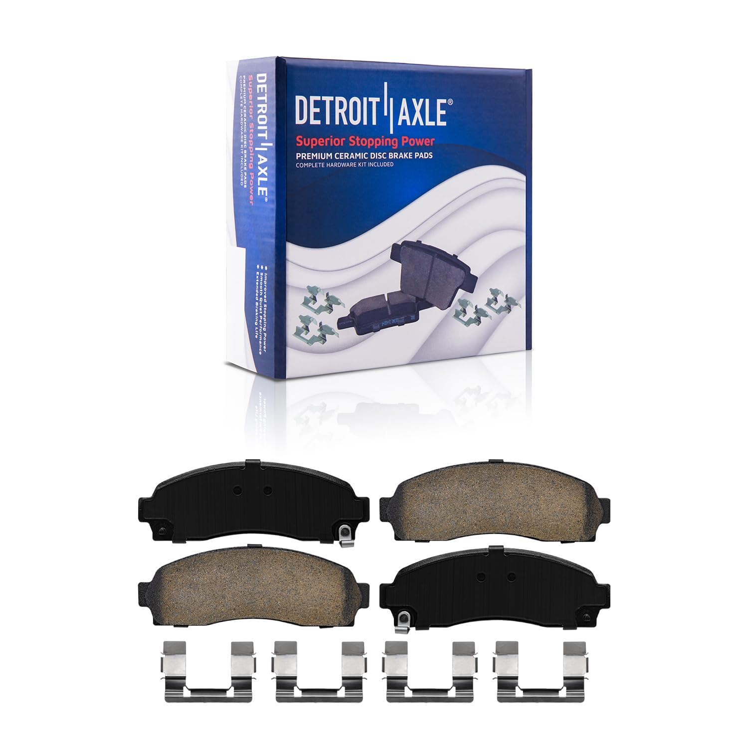 Detroit Axle - Front Rotors Brake Pads for Chevy Equinox Pontiac Torrent Vue - 5