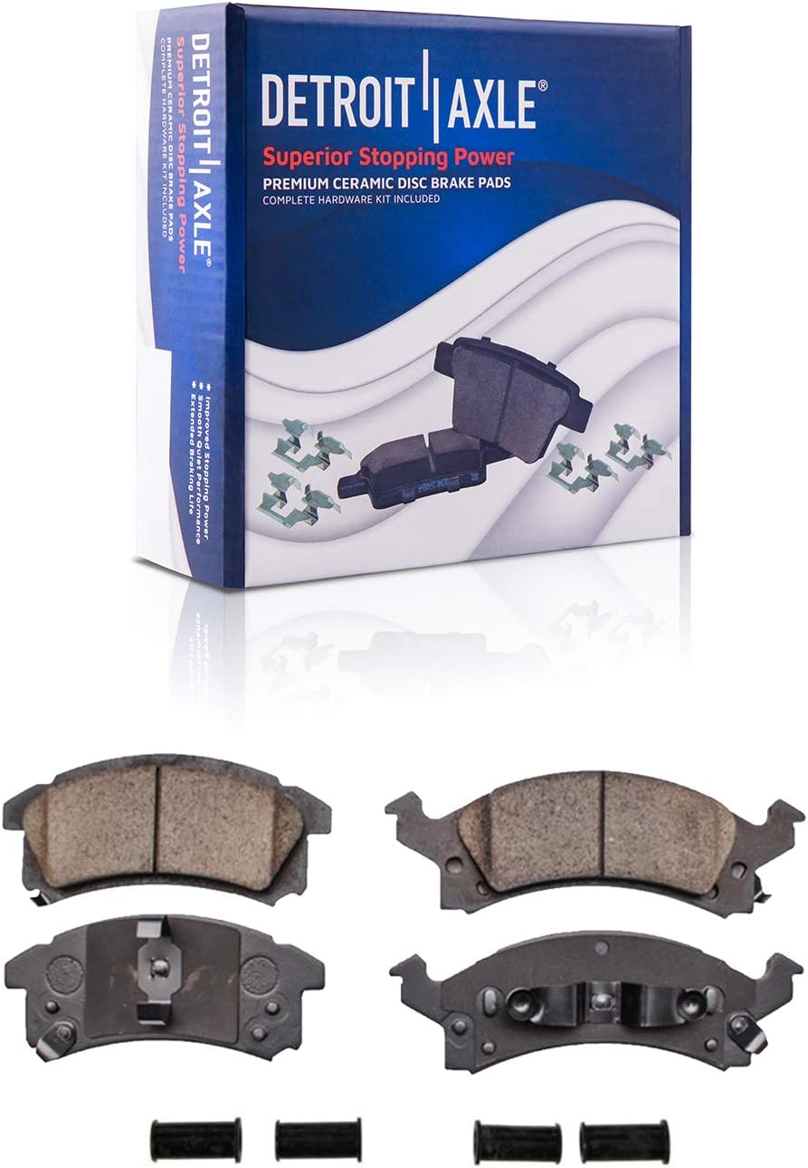 Detroit Axle - Front Disc Rotors Brake Pads for Chevy Cavalier Sunfire Achieva - 5