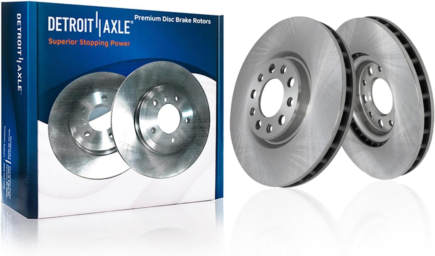Detroit Axle - Front Disc Brake Rotors for Fiat 500X Compass Renegade 200 Dart - Main Image