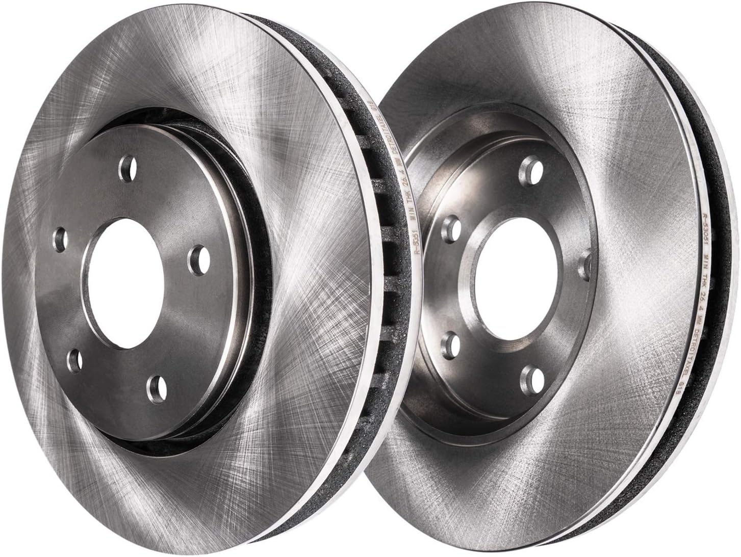 Detroit Axle - Rear Brake Rotors for S60 S90 V90 V60 V90 Cross Country XC60 XC90 - 4
