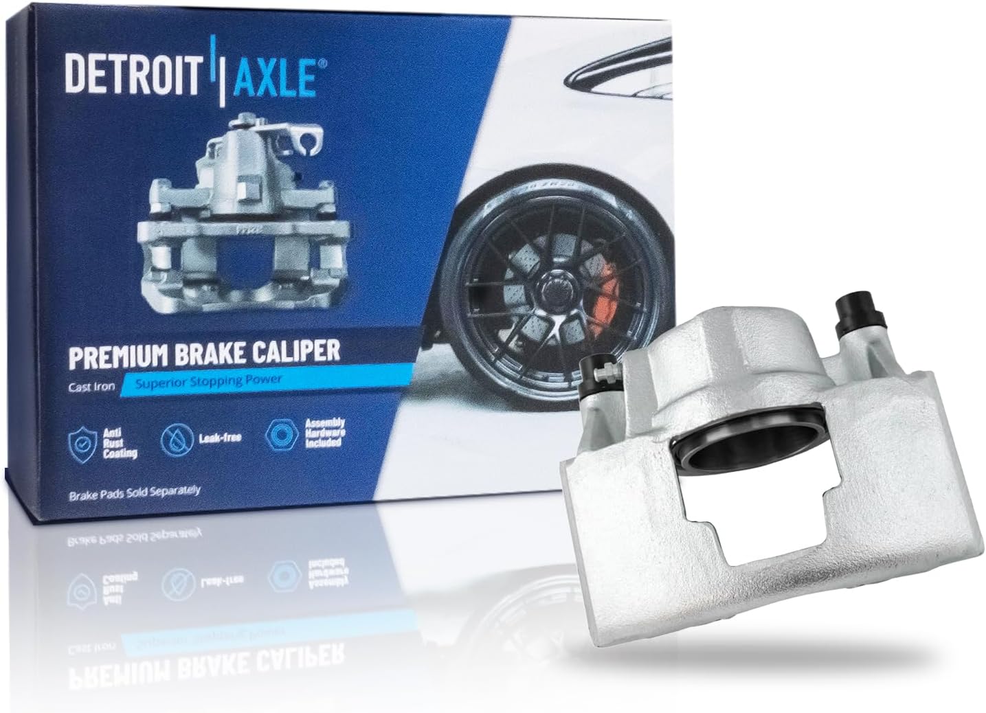 Detroit Axle - Front Left Brake Caliper for Tahoe Yukon K1500 K2500 Suburban C35 - Main Image