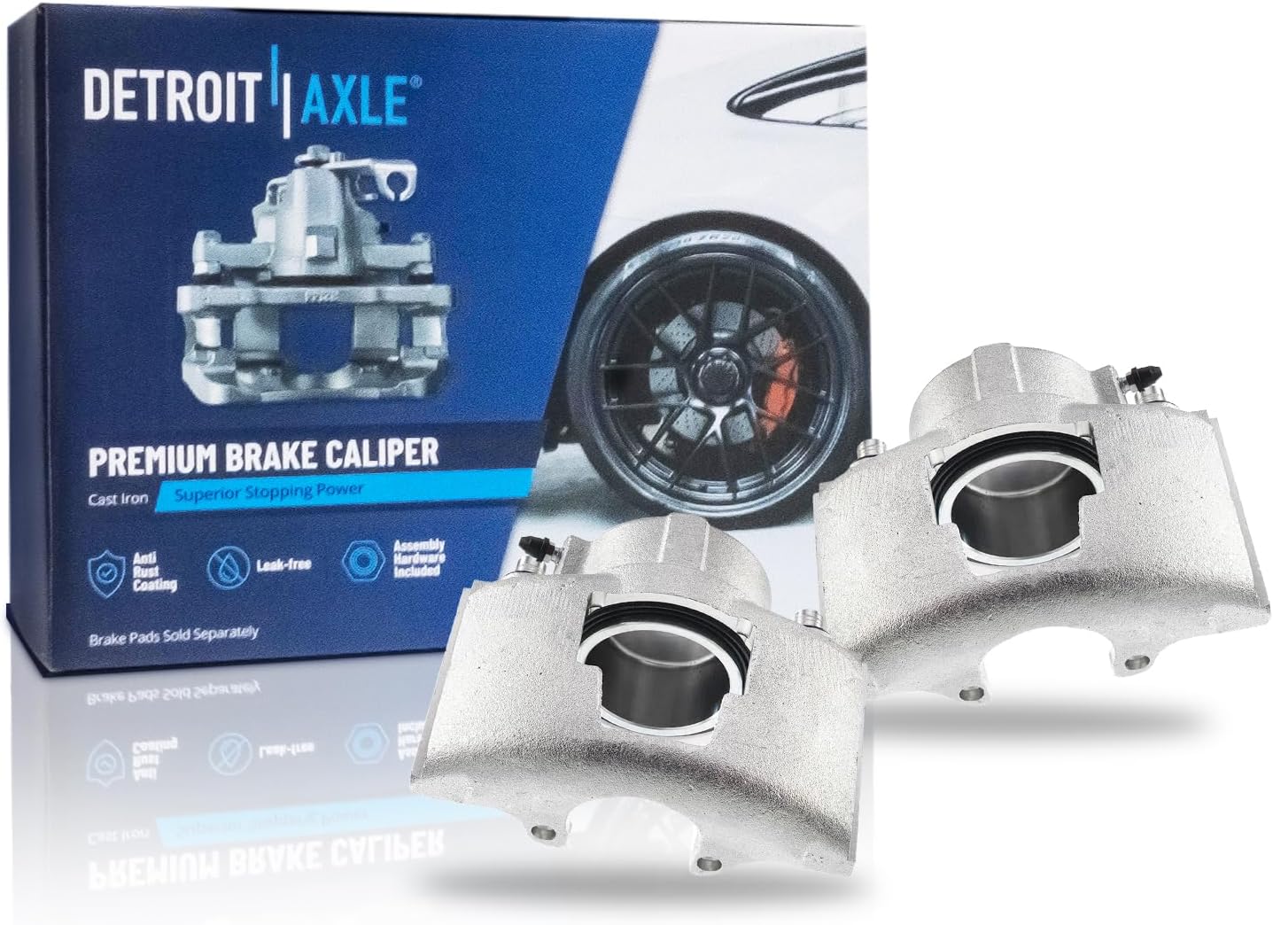 Pair Front Brake Calipers (Remanufactured)